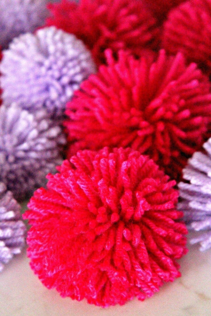 Making Pompoms in Bulk