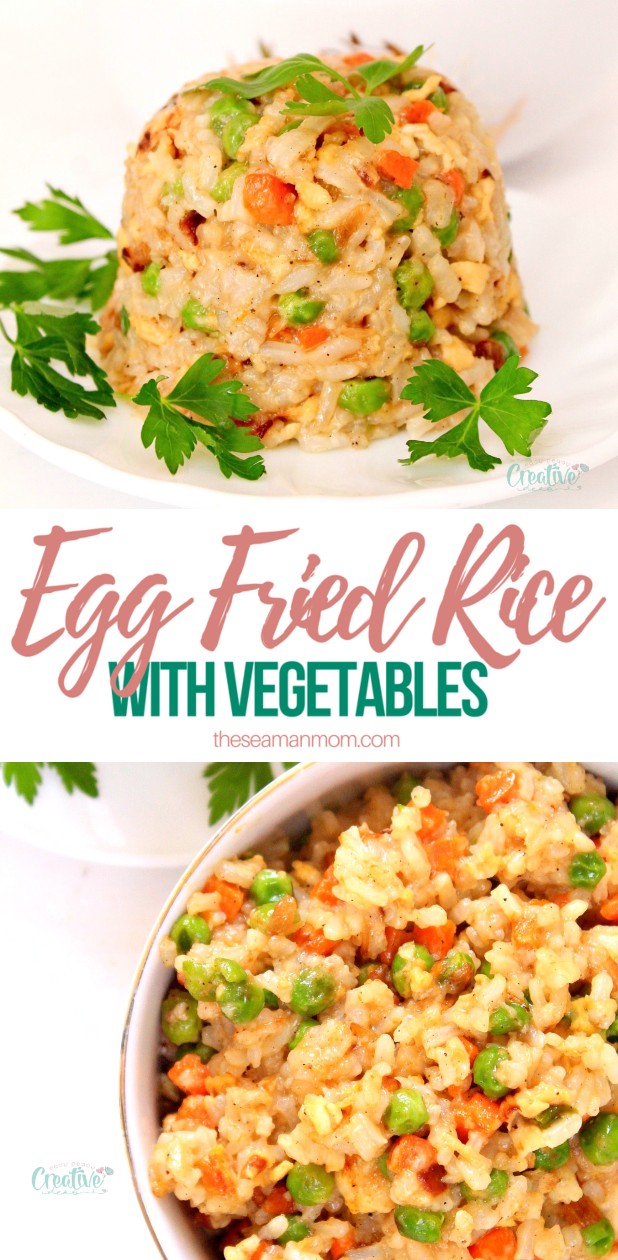 Easy Egg Fried Rice With Vegetables, Perfect As Side Or Main Dish