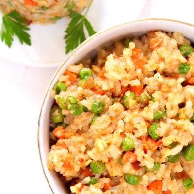 Easy Egg Fried Rice With Vegetables