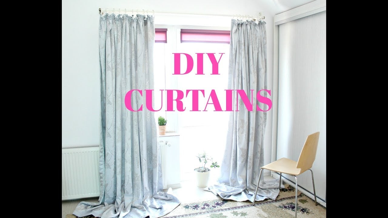 DIY Curtains Easiest Sewing Tutorial For Beginners