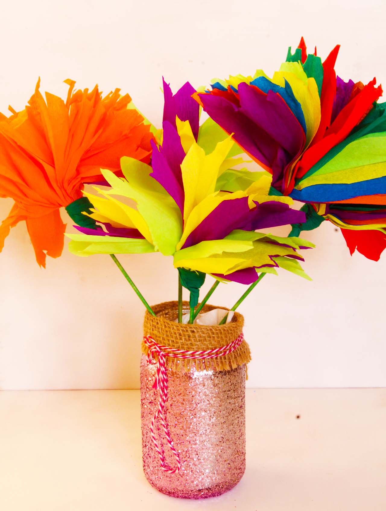 3 Ways to Make Tissue Paper Flowers - wikiHow