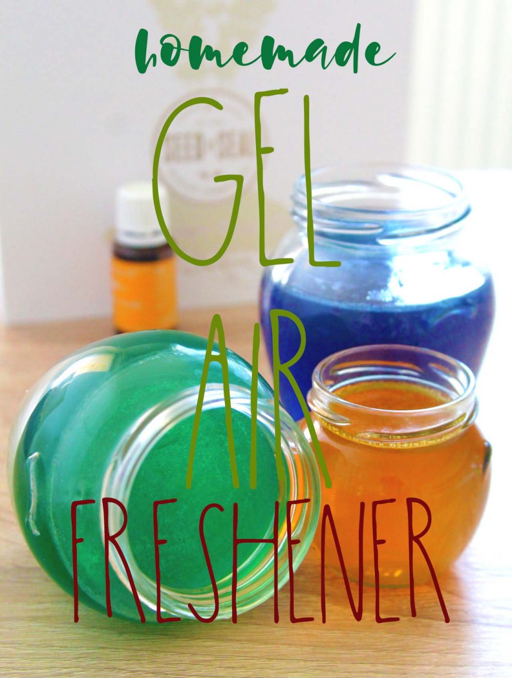 Gel Air Freshener To Make At Home With Natural Ingredients