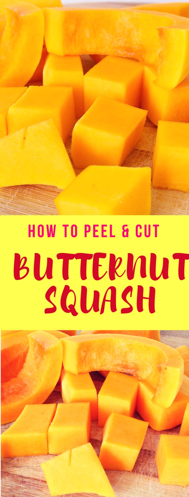 How to peel butternut squash