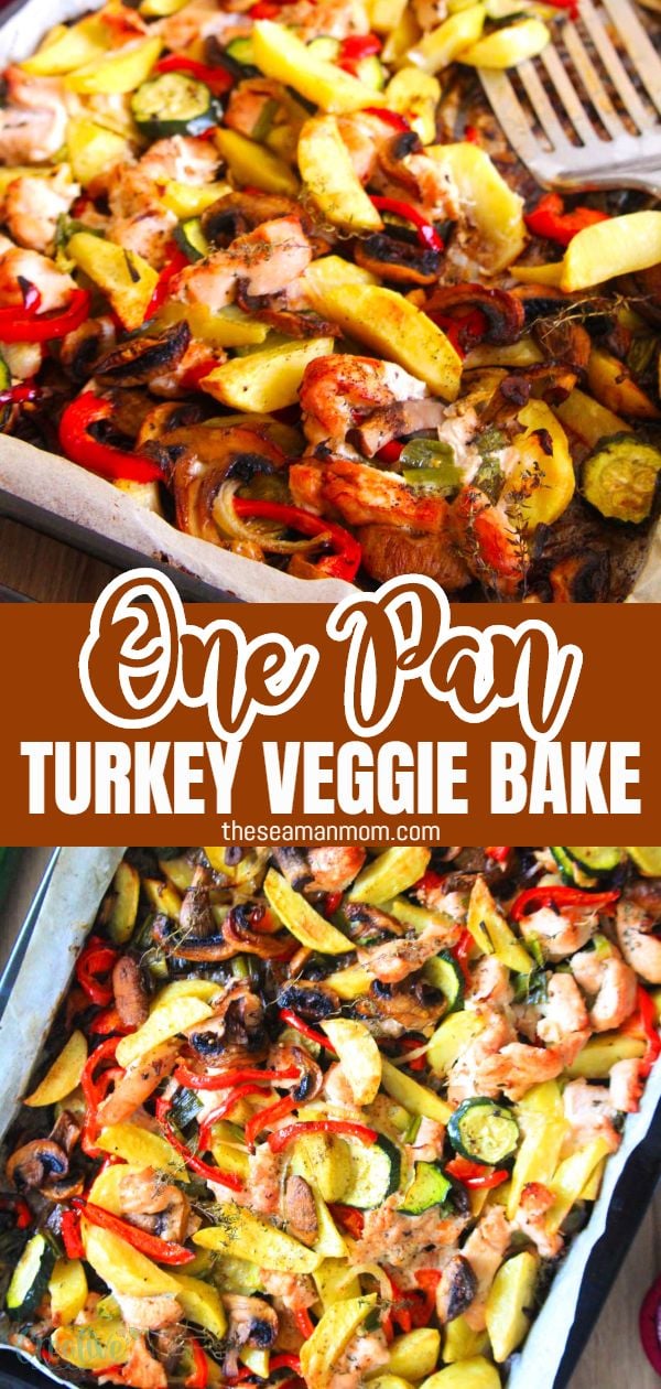 One pan turkey veggie bake