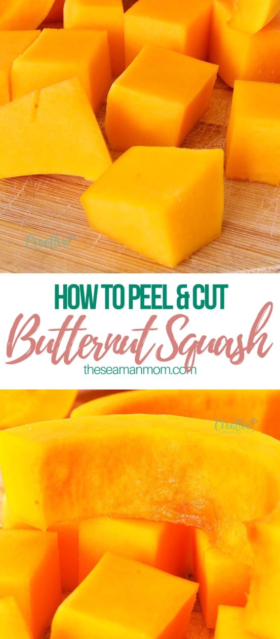 Peel butternut squash
