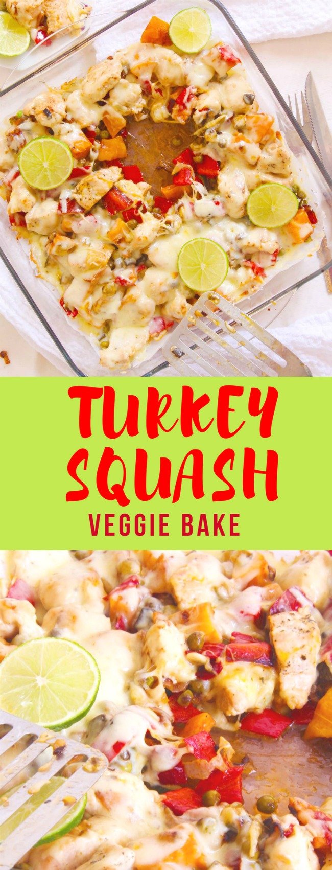 Squash turkey bake