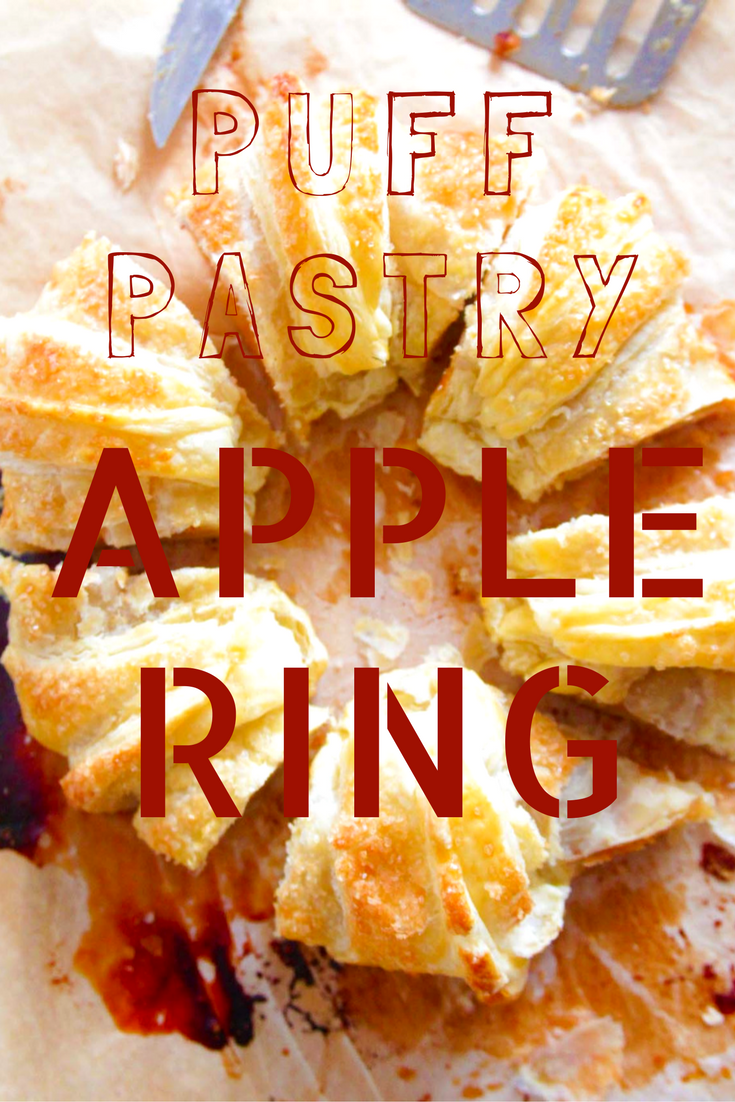 Try this apple puff pastry ring for an amazing fall dessert or breakfast idea! It's so delicious, you wont believe how quick this comes together!