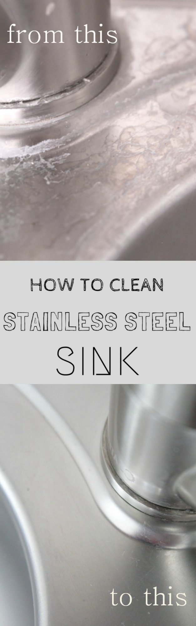 Best way to clean stainless steel sink