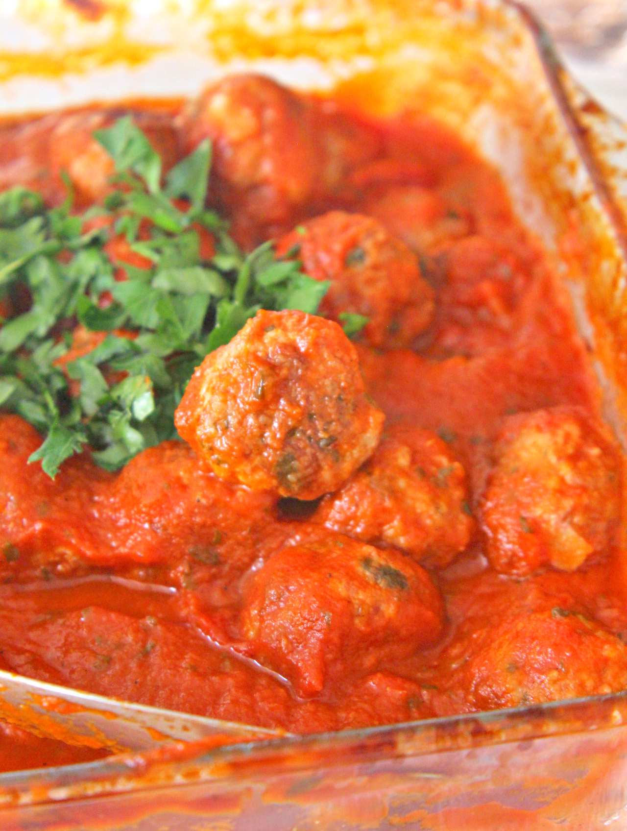 The Ultimate Baked Meatballs In Sauce