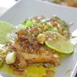 Make this honey mustard fish for an easy and special dinner recipe! Marinated in honey mustard lemon sauce for the juiciest, most flavorful fish you'll ever make!