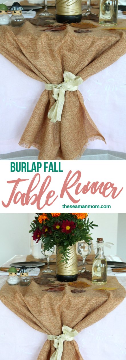 Jute table runner