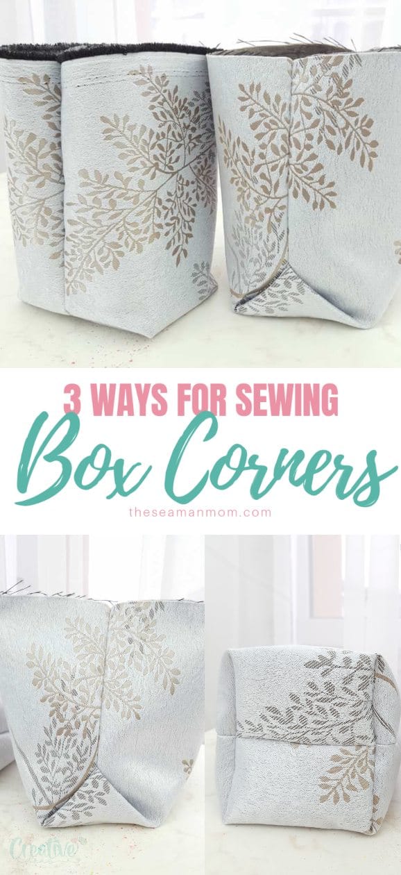 Sewing Box Corners On Bags 3 Easy Peasy Ways With Video Tutorial