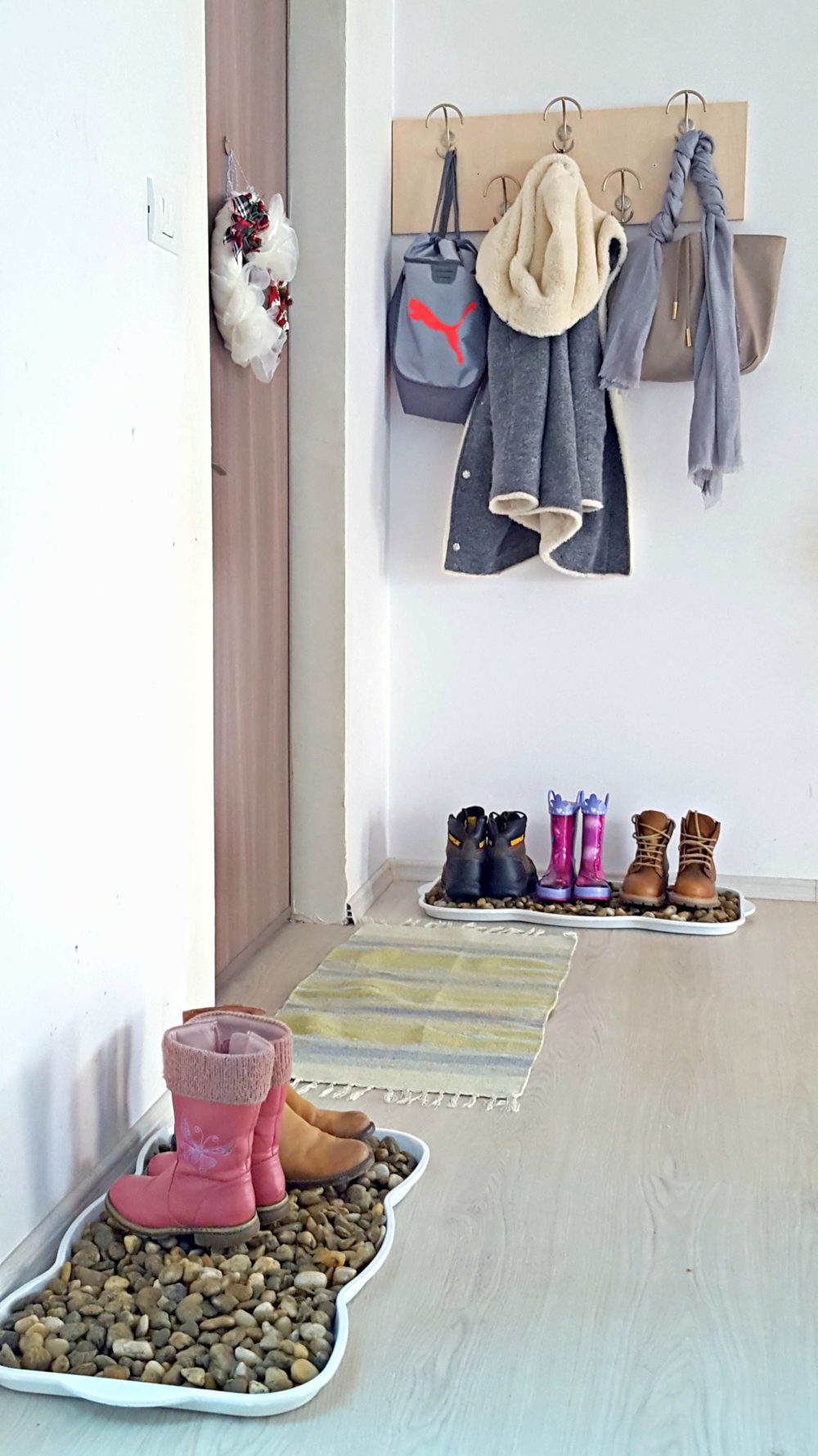 Easy to Build Shoe Organizer Tray - Houseful of Handmade