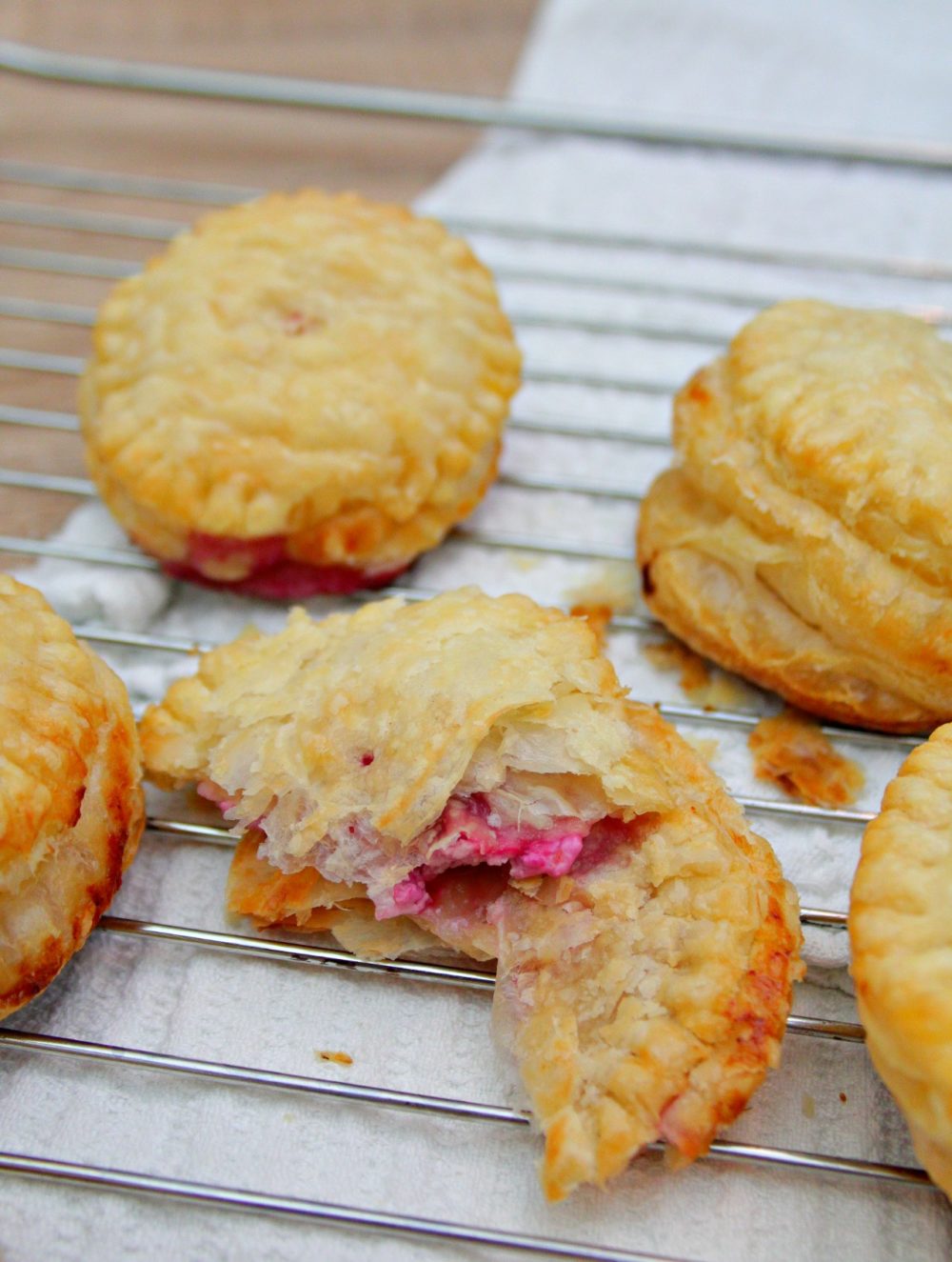 raspberry cheese pockets