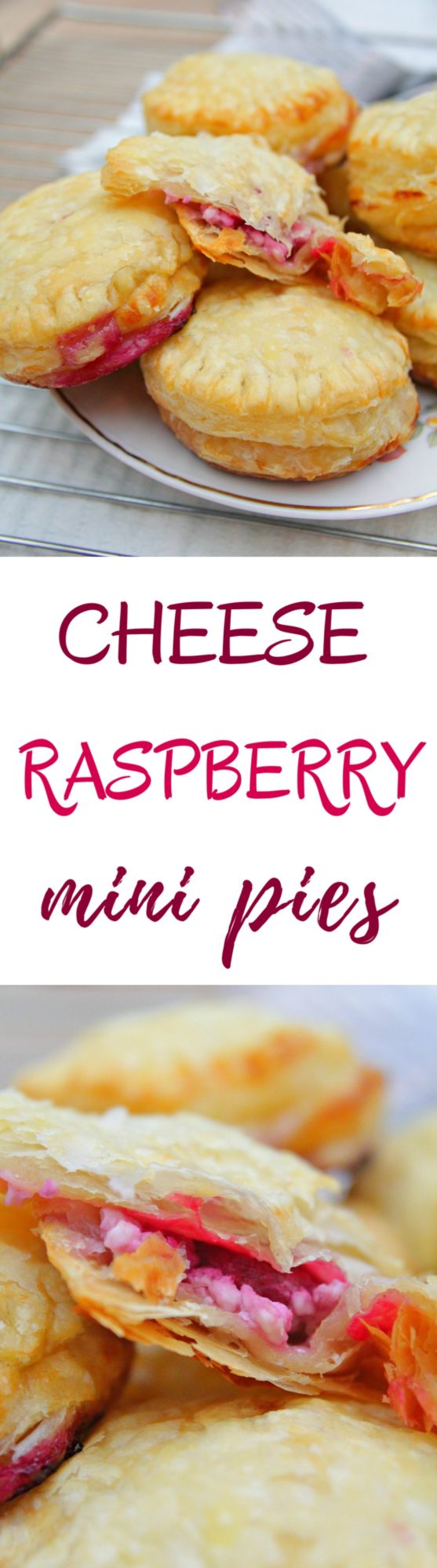 Mini raspberry pies