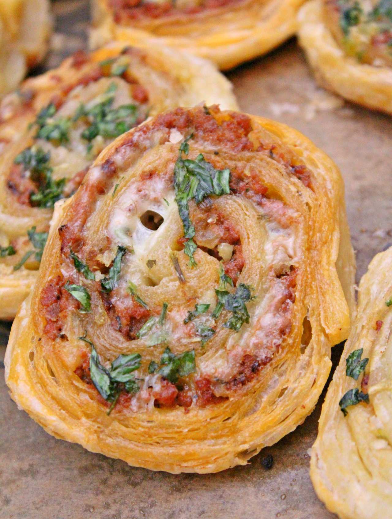 Cheesy Meat Pinwheels With Ground Beef - Easy Peasy Creative Ideas