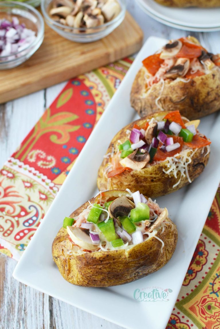 Lip-smacking Pizza Baked Potatoes You Will Just Have To Make