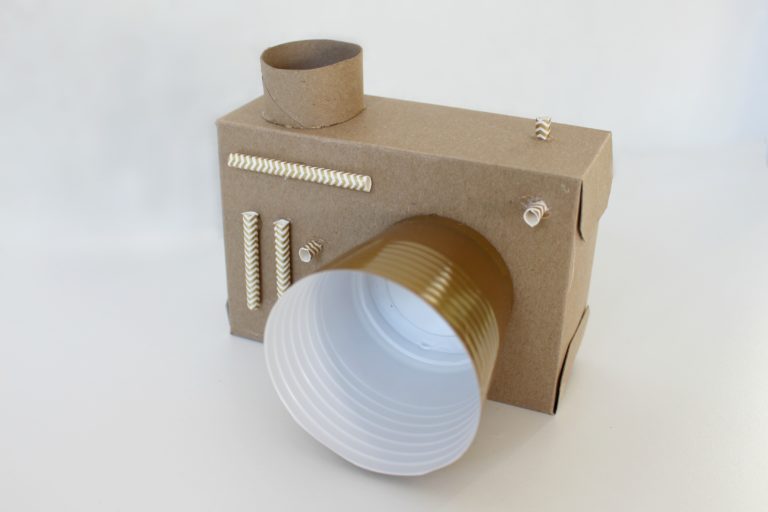 DIY Cardboard Camera Easy Upcycled Craft For Kids