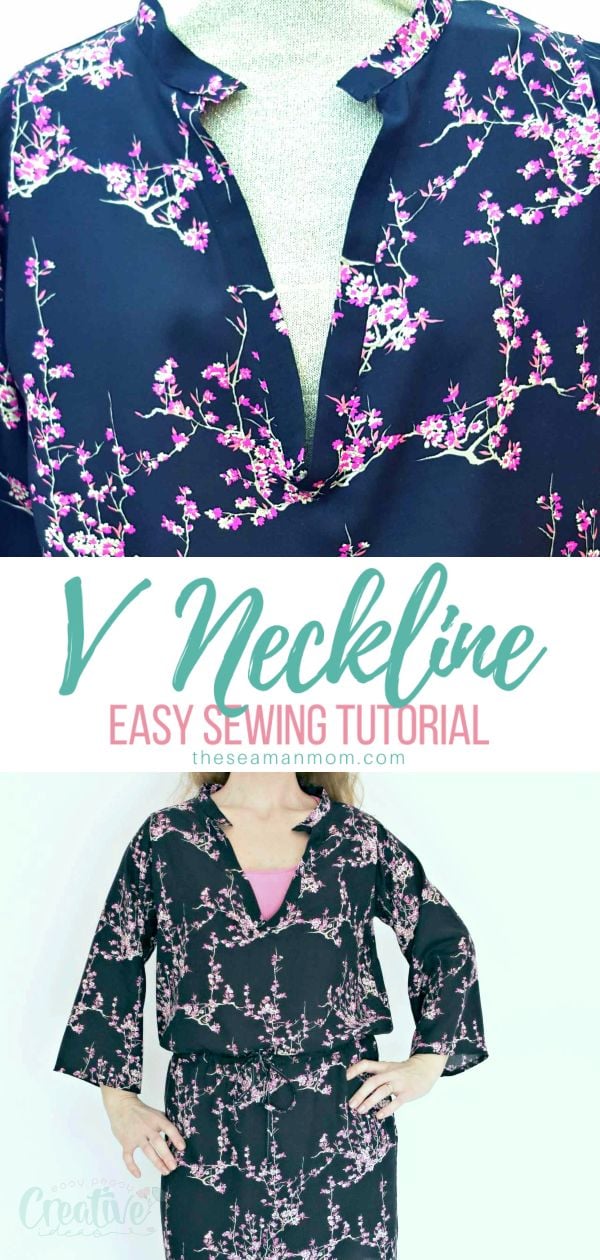 V Neck Sewing Easy Peasy Tutorial For Beginners