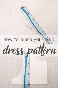Ever wanted to make clothes that fit you perfectly? This simple and easy tutorial on dress pattern making will teach you how to make your own dress pattern in a snap!