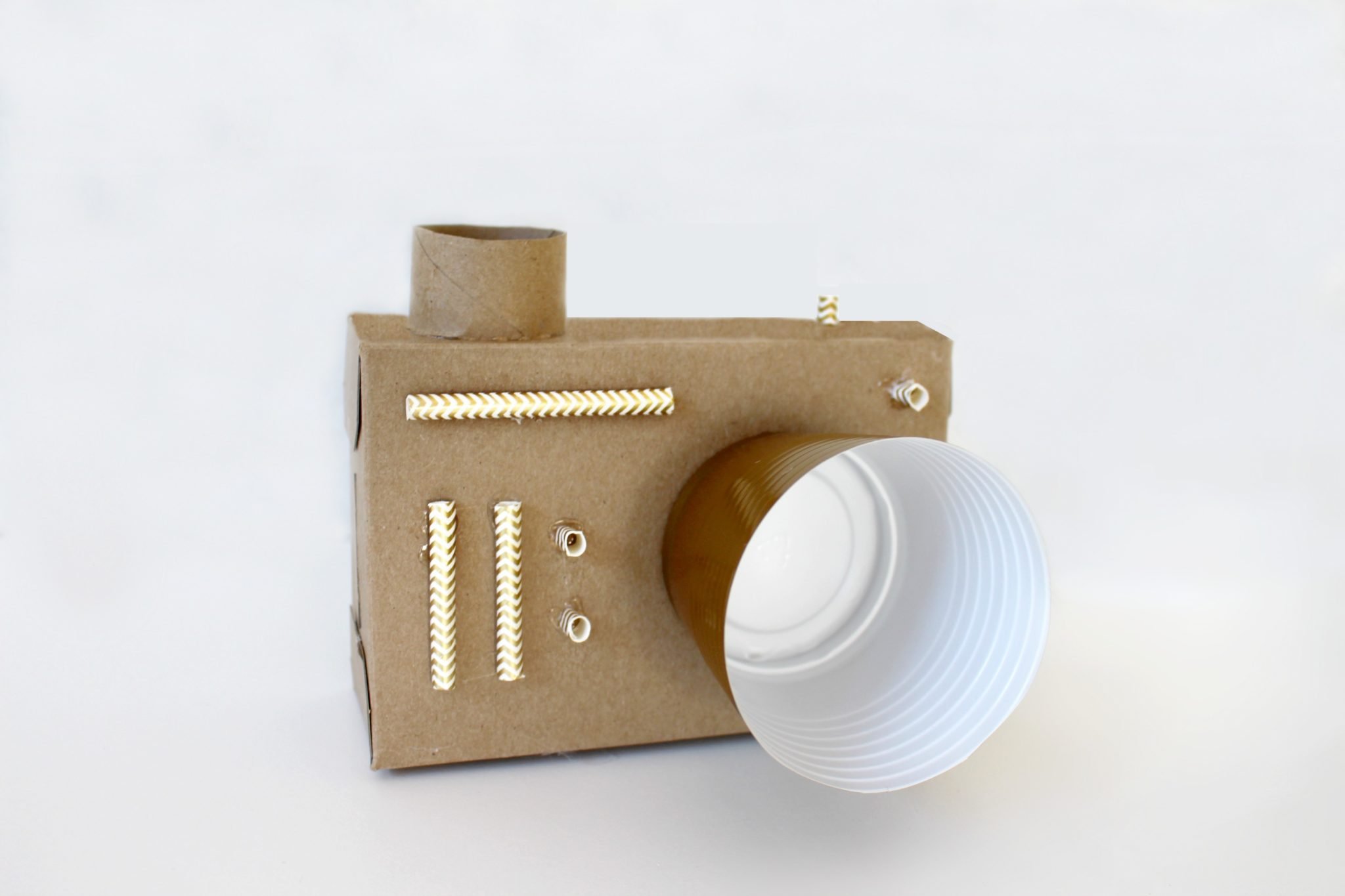 Upcycled DIY Cardboard Camera For Kids
