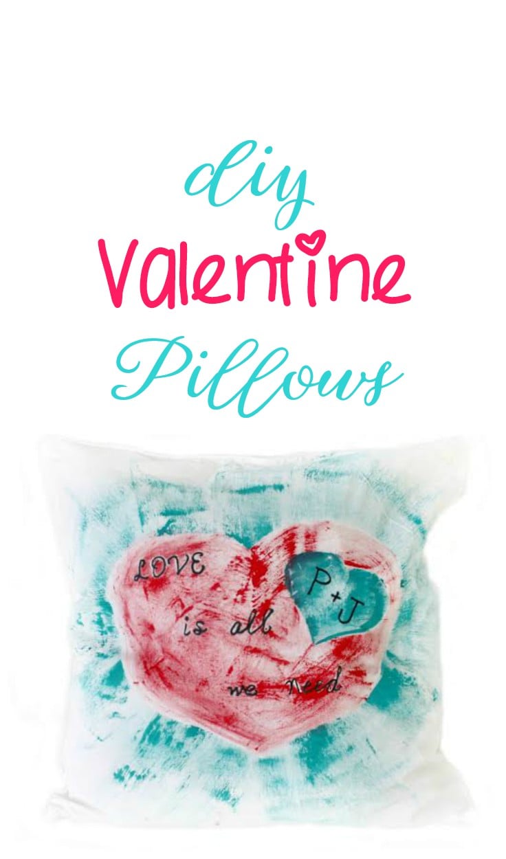 No idea what to give as a Valentine present to your loved ones? These Valentine's Day Pillows are easy to personalize and takes little to no time to make!
