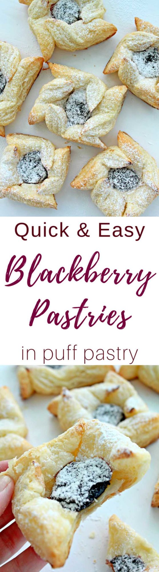 Blackberry pastries