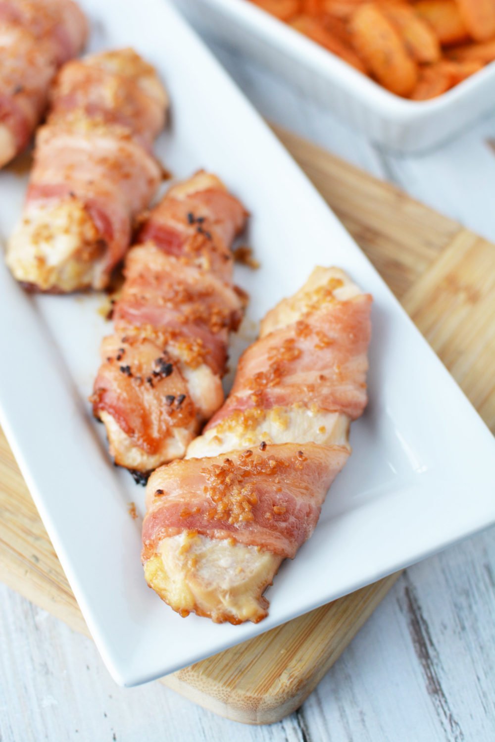 baked bacon wrapped chicken