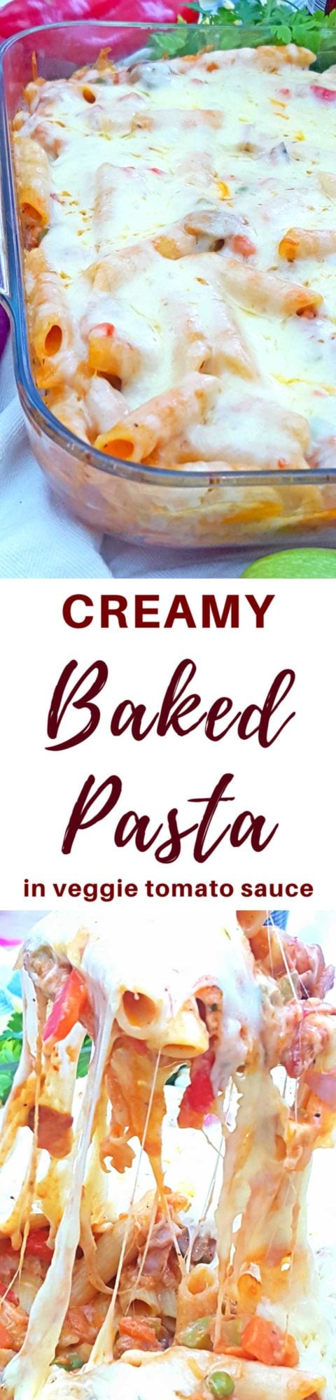 Creamy baked pasta