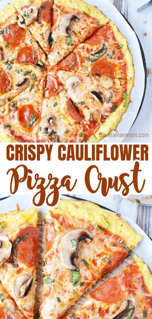 Crispy cauliflower pizza crust 