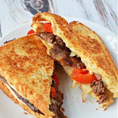 Philly Cheesesteak Grilled Cheese