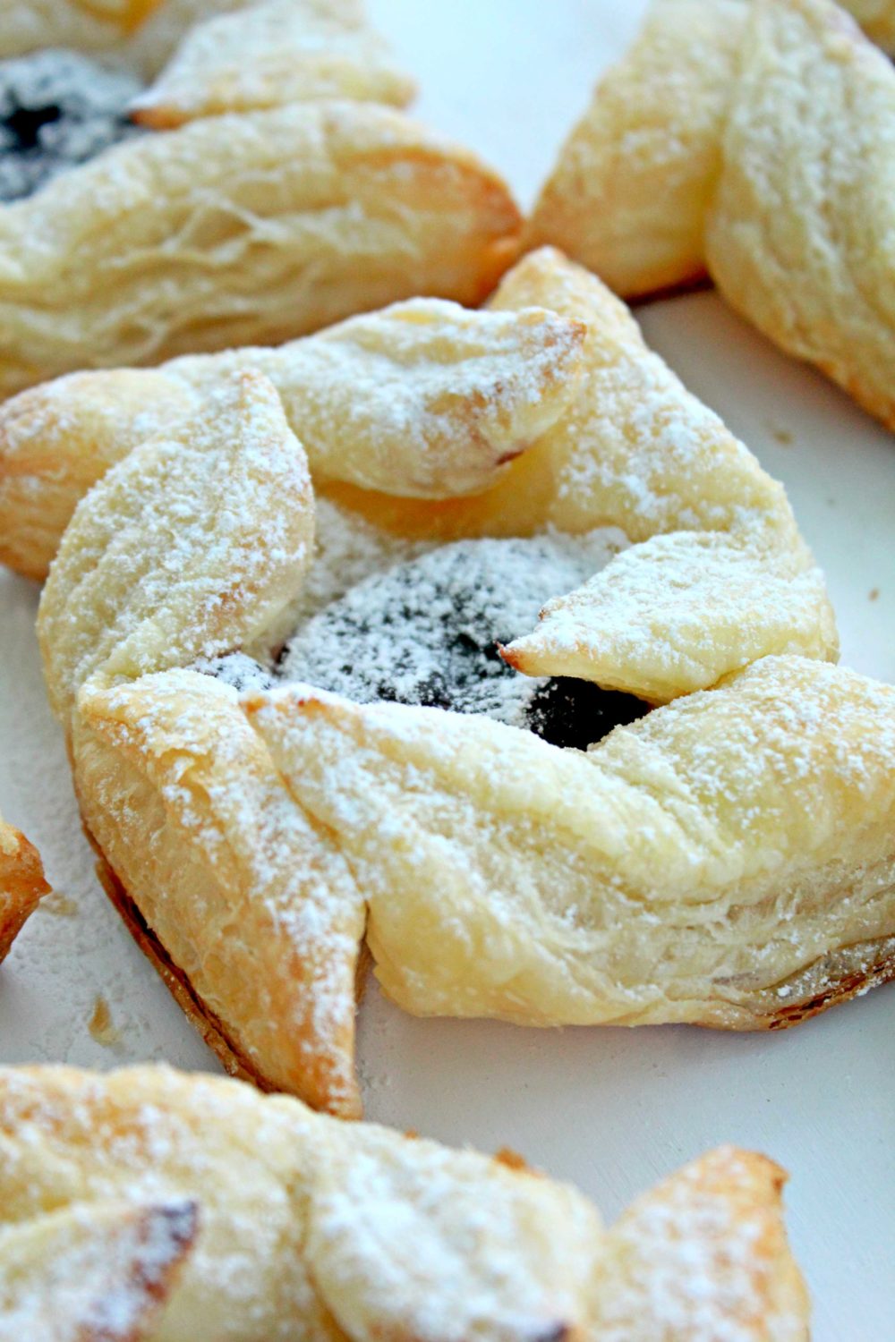 blackberry puff pastries