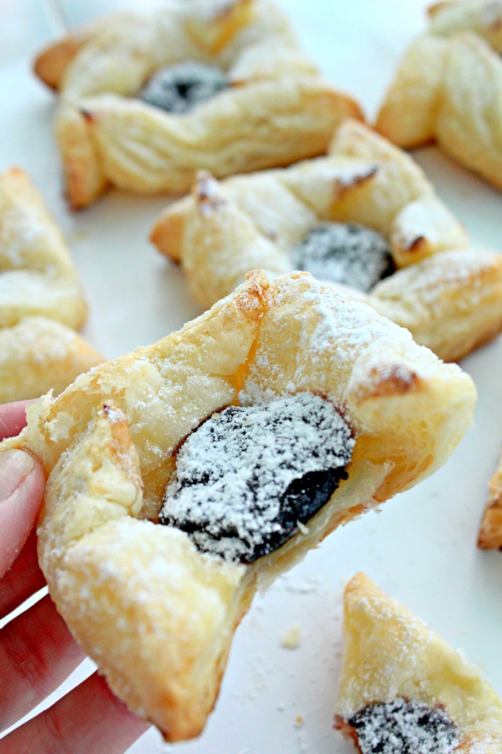 puff pastry jam tarts