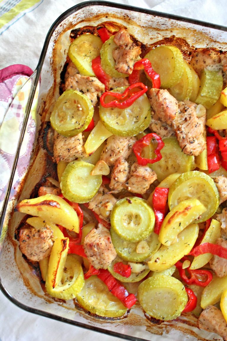 Sweet And Spicy Turkey Breast With Vegetables One Pan Dinner