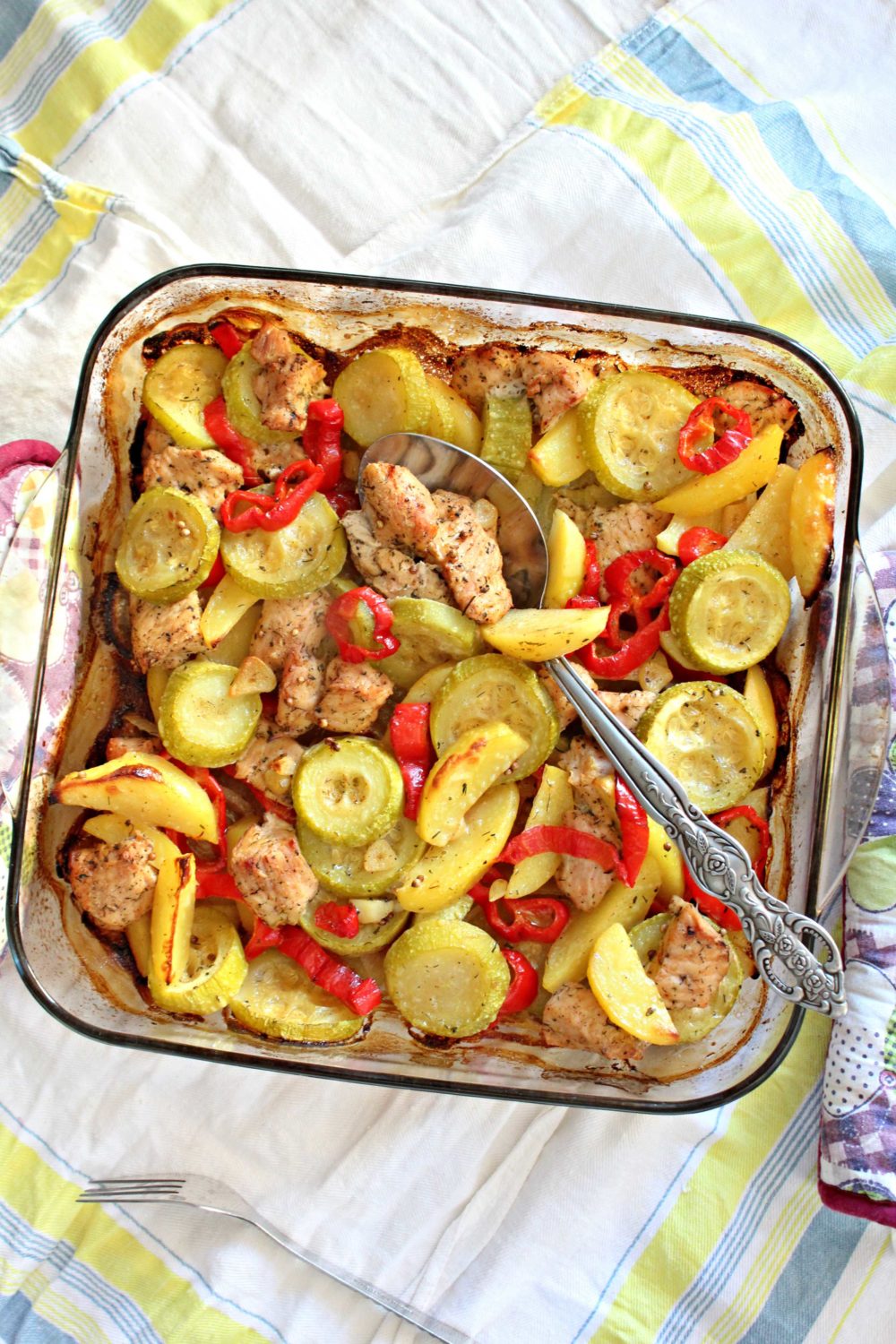 one pan turkey breast and vegetables