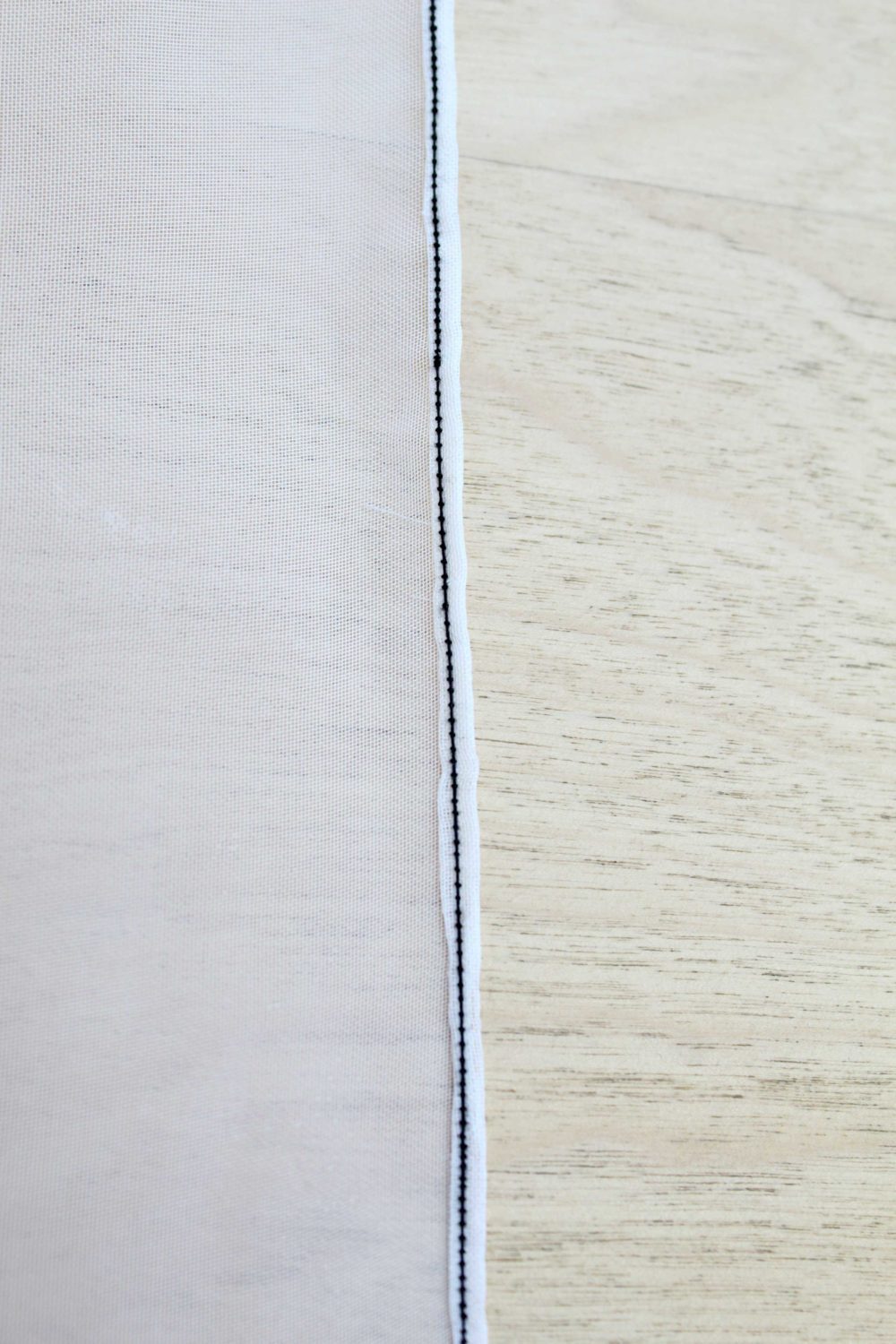 sewing a rolled hem