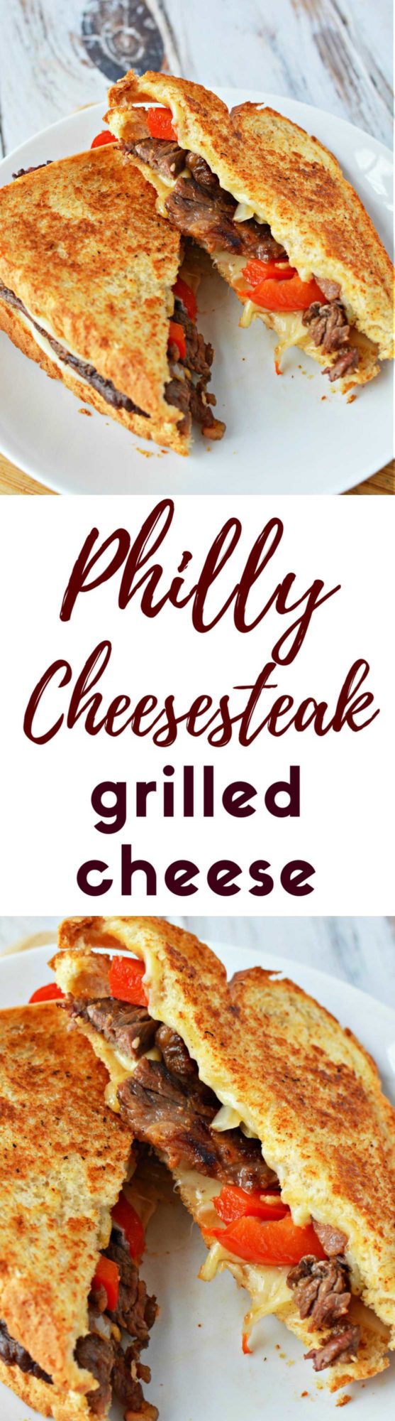 Philly cheesesteak grilled cheese