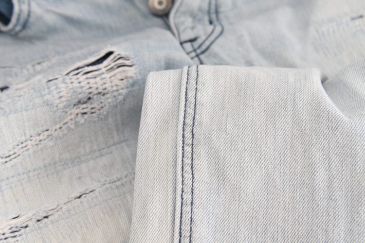 flat seam on jeans