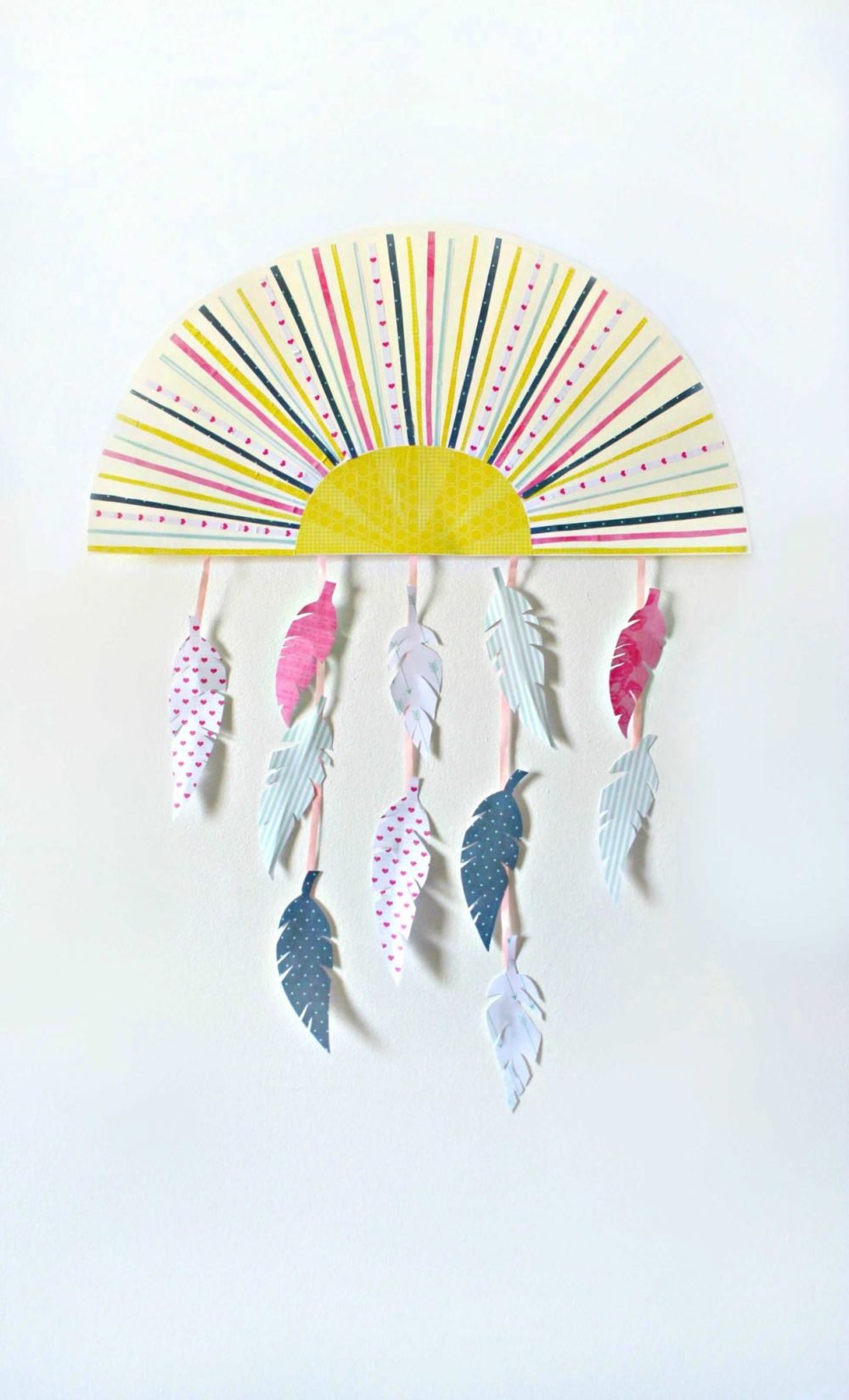 Paper Clay & Watercolor Feather Wall Art Project - art u create