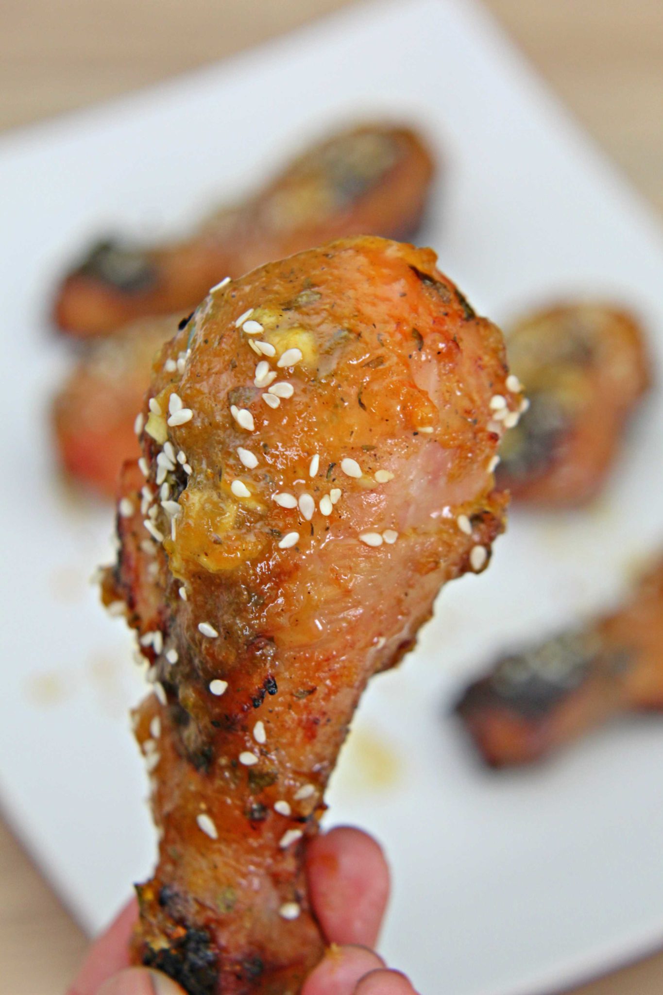 Orange Chicken Drumsticks, Sticky, Easy & Yummy