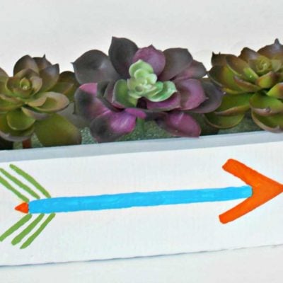 Recycled DIY Succulent Planter Box