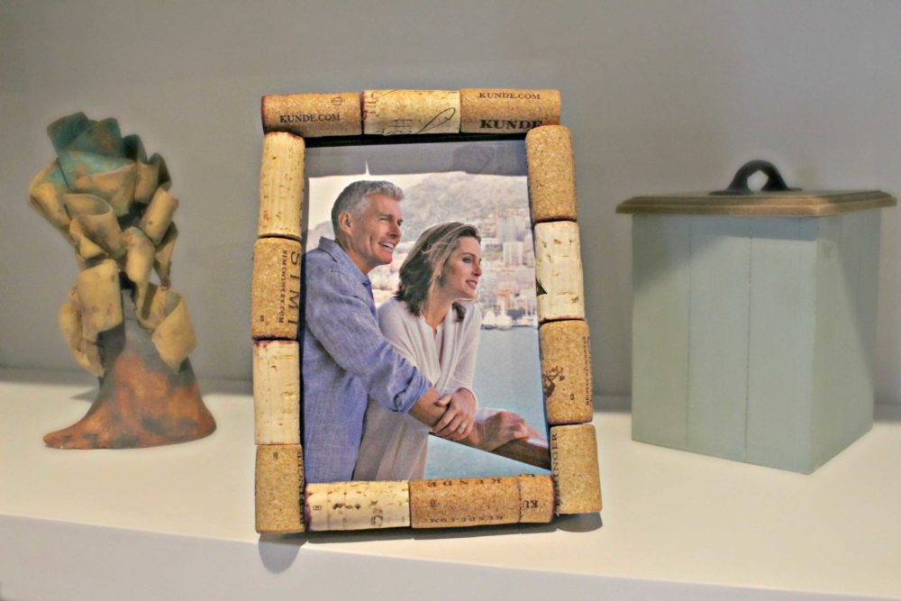 wine cork frame