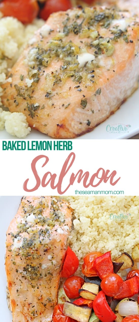 Lemon herb salmon
