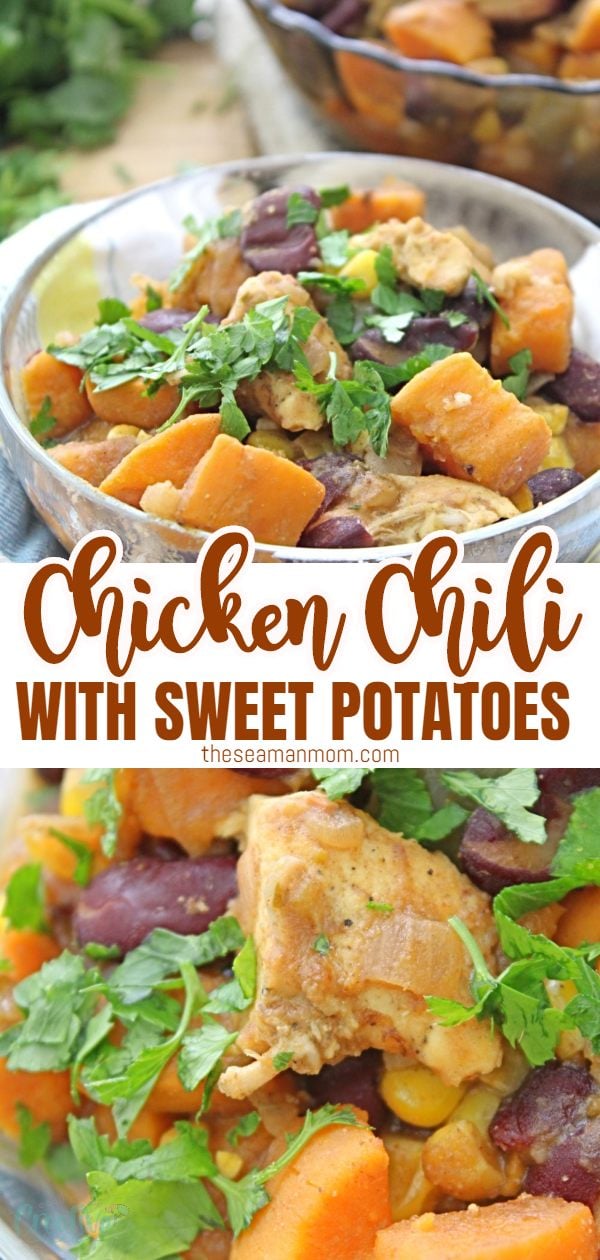 Chicken chili with sweet potatoes
