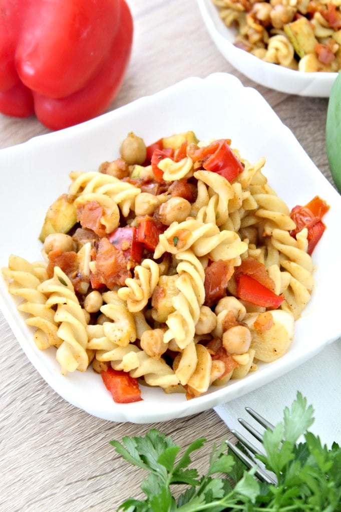 Pasta with chickpea