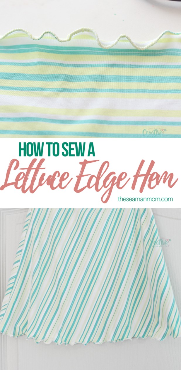 Lettuce Hem Easy Peasy Sewing Tutorial That Only Takes Minutes