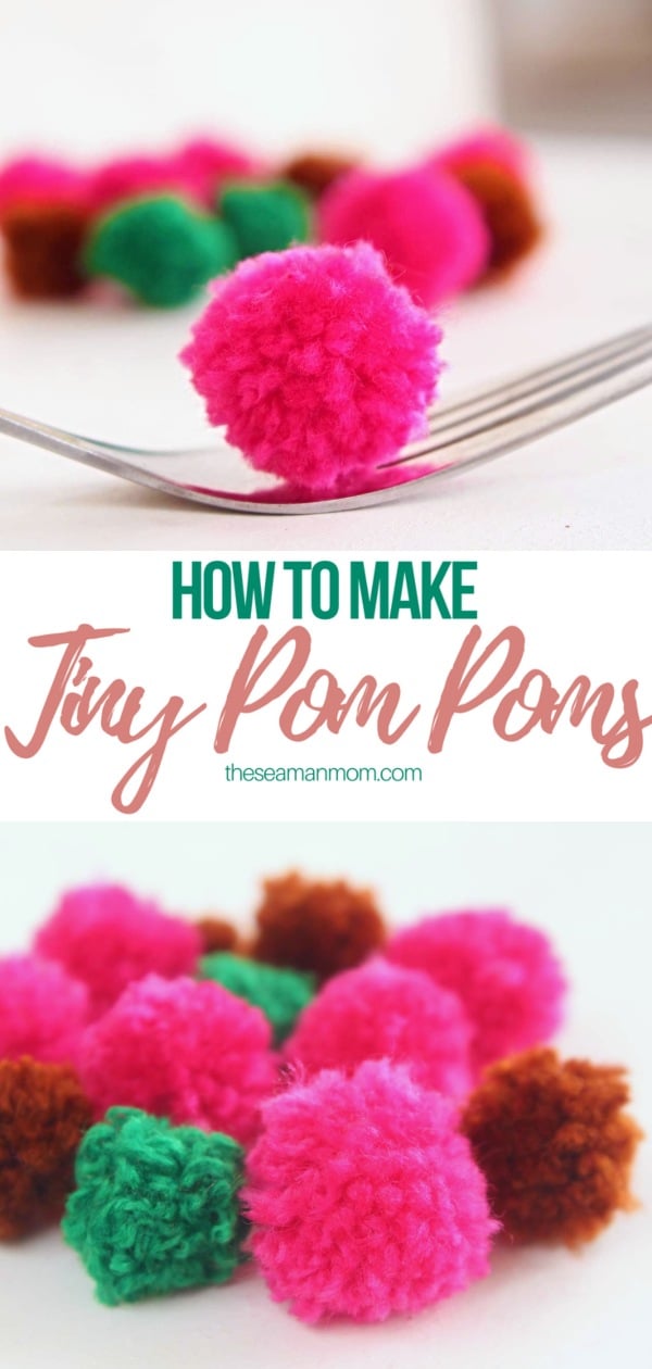 Make // Easy DIY Mini Pom Poms - Fresh Mommy Blog