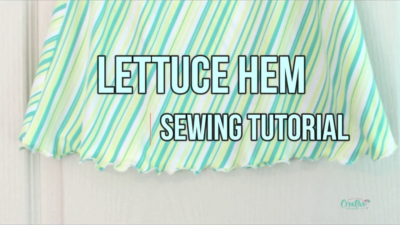 Lettuce Hem Easy Peasy Sewing Tutorial That Only Takes Minutes