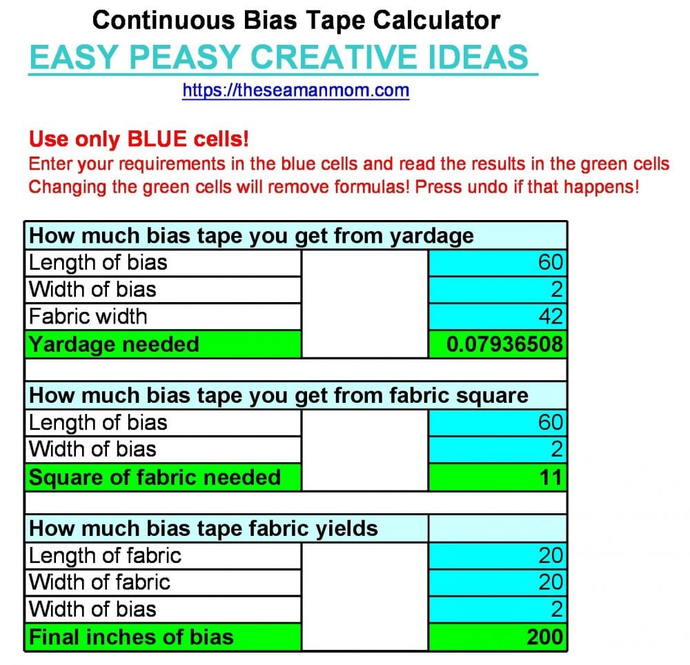 Continuous bias calculator