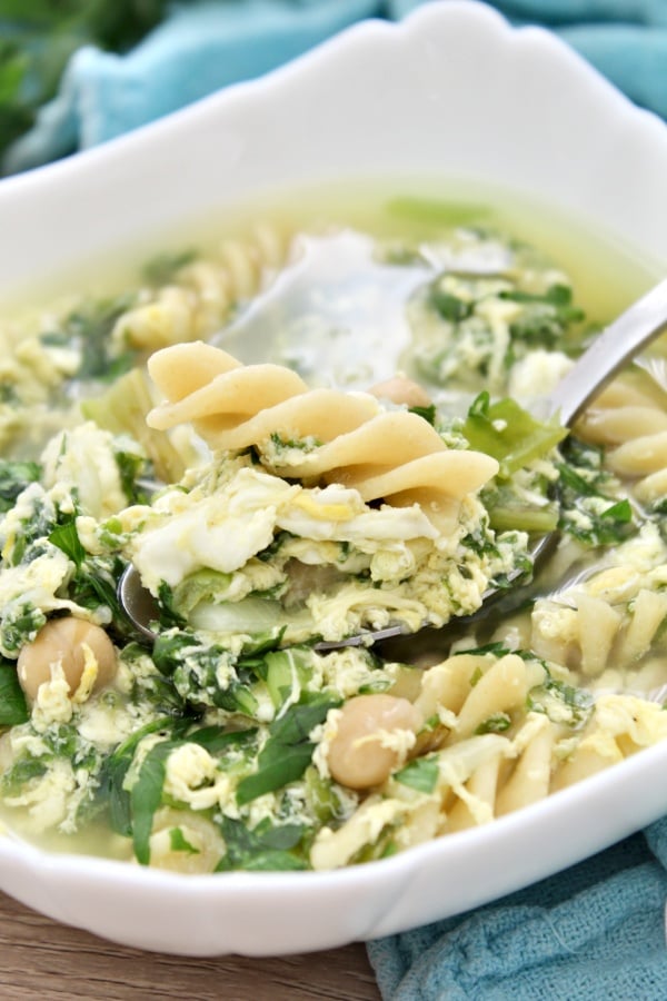 vegetarian egg drop soup